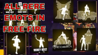 ALL RERE EMOTS IN MY WISHLIST FOR FREE FIRE  freefireclips shorts 2025 emote wishlist [upl. by Moise]