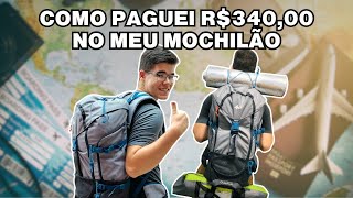 Mochilao 2024 Onde comprar MOCHILAO de viagem BARATO Plus Review Mochilão Quechua Forclaz 50L [upl. by Gregoire]