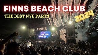 New Years Eve Party🎉Finns Beach Club Worldss Best Beach Club  Fiesta de Ano Nuevo Bali 2024 [upl. by Noyes158]