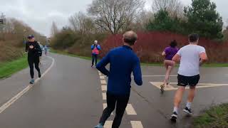 My first 5k Park run Ashford 301223 Time 5201 [upl. by Ahtelat]