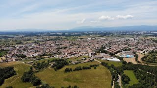 Vista aérea de Cassà de la Selva Girona  Cataluña España  Paisajes 4K [upl. by Ainej]