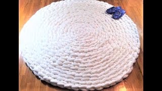 HAND CROCHET MERINO WOOL RUG BECOZI [upl. by Bodkin998]