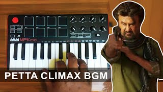 Petta Climax Fight Bgm  Raman Aandalum  Cover By Raj Bharath  RajiniKanth  Sun Pictures [upl. by Collum]