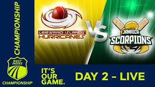 🔴LIVE Leeward Islands vs Jamaica  Day 2  West Indies Championship  Friday 13th March 2020 [upl. by Lehcyar]