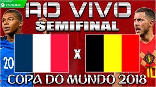 França 1x0 Bélgica  Copa do Mundo 2018  Semifinal  França Classificada [upl. by Toth]