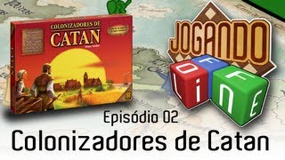 Colonizadores de Catan  Review por Jogando Offline Ep02 [upl. by Elauqsap]