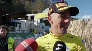 Thibau Nys  Interview at the finish  Stage 2  Tour de Romandie 2024 [upl. by Garcon]