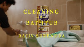 How to Clean A Bathtub with Rajiv Surendra [upl. by Kuster826]