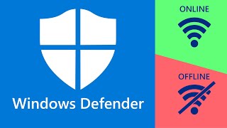 WINDOWS DEFENDER É RUIM OFFLINE [upl. by Odrarebe]