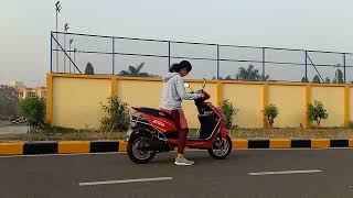 how to drive electric scooter how to start how to balance learn with us step by step easily [upl. by Aseral]