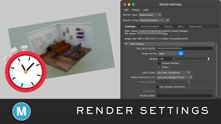 Maya Animation  Rendering  Part 01 [upl. by Hcra]