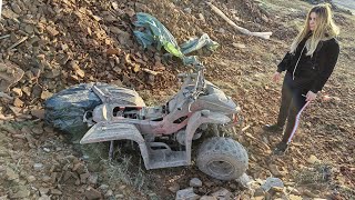 Full Restoration Abandoned ATV Yamaha [upl. by Neils]