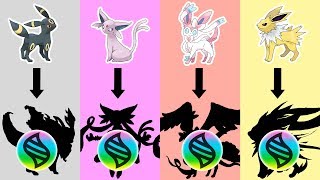 Future Pokemon Mega Eeveelutions Umbreon Espeon Sylveon Jolteon 6 [upl. by Teerell637]