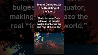 Mount Chimborazo The Real King of the World [upl. by Aitret]