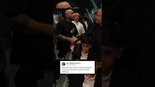 Alexander Volkanovski congratulating Ilia Topurias family after Max Holloway fight [upl. by Jillana]