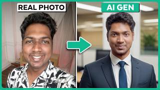 How to Create Professional LinkedIn Profile Picture with AI [upl. by Nosreip]