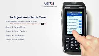 How To Adjust Auto Settlement Time on an Ingenico Desk 5000 or Move 5000 Credit Card Terminal [upl. by Esikram447]