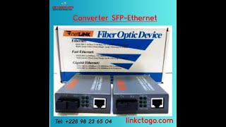 convertisseur SFP Ethernet [upl. by Enelyahs865]