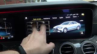 How to Turn On Parktronic on Mercedes AMG E63 S 4MATIC  Activate Parking Sensors Mercedes E Class [upl. by Affra]