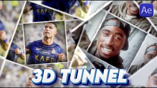 3d Looped Tunnel effect  After Effects Tutorial [upl. by Zemaj132]