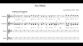 Anton Bruckner  Ave Maria [upl. by Virgy]