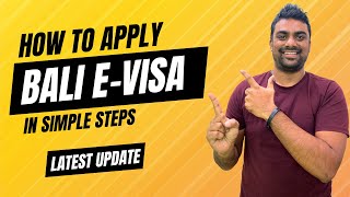 How to Apply Bali EVisa for Indians  Step by Step Guide [upl. by Slorac]