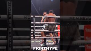 WATCH David Benavidez BRUTAL BEATDOWN of Demetrius Andrade from RINGSIDE POV of Andre Berto [upl. by Jeni]