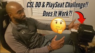 Attaching CSL DD to PlaySeat Challenge [upl. by Nosemyaj]