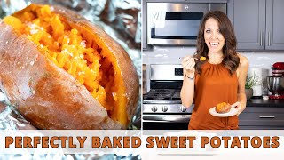 How to Bake a Sweet Potato by Wrapping in Foil [upl. by Eiramanin154]