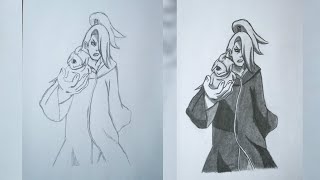 How to draw deidara  Naruto shippuden [upl. by Eissolf]