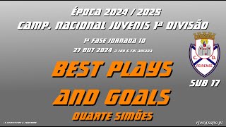 Duarte Simões CD FEIRENSE BEST PLAYS AND GOALS CAMP NACIONAL 1ªDIV SUB17 ÉPOCA 2024 25 1ªFASE JOR10 [upl. by Miller]