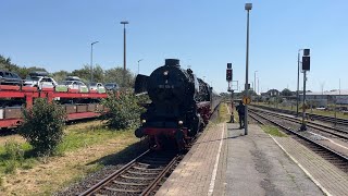 012 104 auf der Marschbahn 072024 nostalgiezugreisen8443 [upl. by Nnyliak]