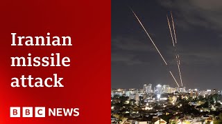 What we know about Irans missile attack on Israel  BBC News [upl. by Ailbert]