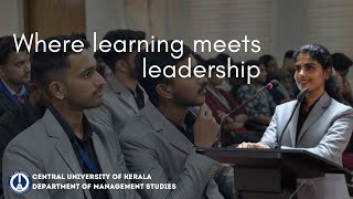 Department of Management Studies CUK  Where learning meets leadership [upl. by Ecilahs]