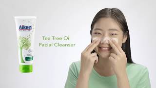 AikenTeaTreeOil Cleanser Naturally Fights Acne for AcneFree Skin [upl. by Adnorahs]