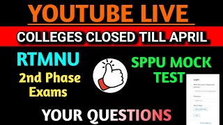 Winter Exams 2nd Phase  SPPU Mock Test  Lockdown Updates  Your Questions [upl. by Vanny102]