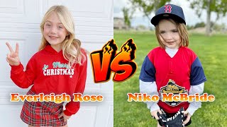 Everleigh Rose VS Niko McBride Transformation 👑 From Baby To 2023 [upl. by Tutto]