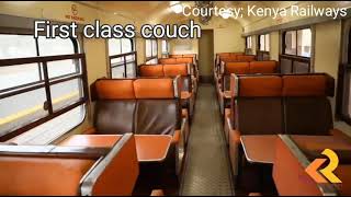 Finally Inside the Nakuru  Kisumu Passenger train couch Kenya [upl. by Imoian]