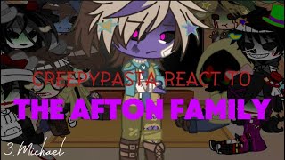 CREEPYPASTA REACT TO AFTON FAMILY  part 3 Michael [upl. by Etakyram100]