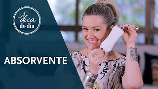 4 USOS PARA O ABSORVENTE QUE VOCÊ NÃO CONHECIA  FLÁVIA FERRARI [upl. by Guglielmo]