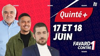 PRONOSTICS QUINTÉ 17 ET 18 JUIN 2023  LE CLASH DE GILLES ET ALEXIS  Favard Contre 1 Prix de Diane [upl. by Parhe]