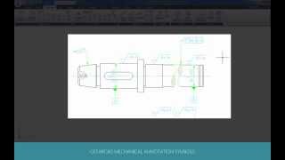 GstarCAD Mechanical 2015 Demos  Symbol [upl. by Zerimar]