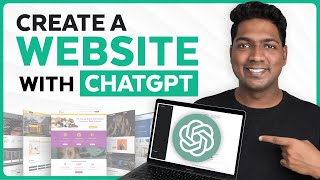 How to Create Entire Website with ChatGPT No Coding [upl. by Leahcimdivad683]