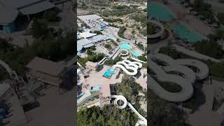 Faliraki Water Park Rhodes Greece 🇬🇷 💦 Shot on DJI Mini 3 Pro 📸 greece faliraki rhodes sun [upl. by Repip]