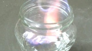 Flammable Water  hydrogen gas from water  How to burn water [upl. by Yeclek]