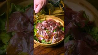 Coppa Salad 🍅🥩🥬 coppasalad saladrecipe mediterraneansalad [upl. by Hassin]