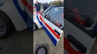 Fiat 131 Abarth RALLY ASI in Pista Autodromo Riccardo Paletti asiautomotoclubstoricoital4154 [upl. by Dnaleel]