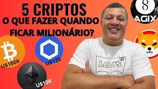 5 CRIPTOS PARA VENDER EM 2024 O QUE VOU FAZER QUANDO FICAR MILIONÃRIO NA TEMPORADA DE ALTA [upl. by Ainesej]