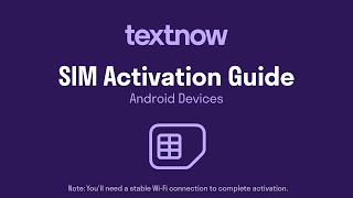 SIM Activation Guide – Android [upl. by Fiel581]