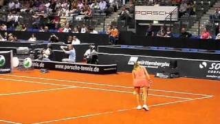 Shahar Peer vs Agnieszka Radwanska  Porsche Tennis Grand Prix 2010 Stuttgart [upl. by Inajna478]